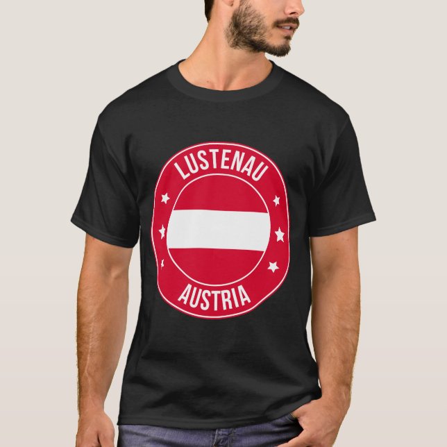 Lustenau, Österrike Stad T Shirt (Framsida)
