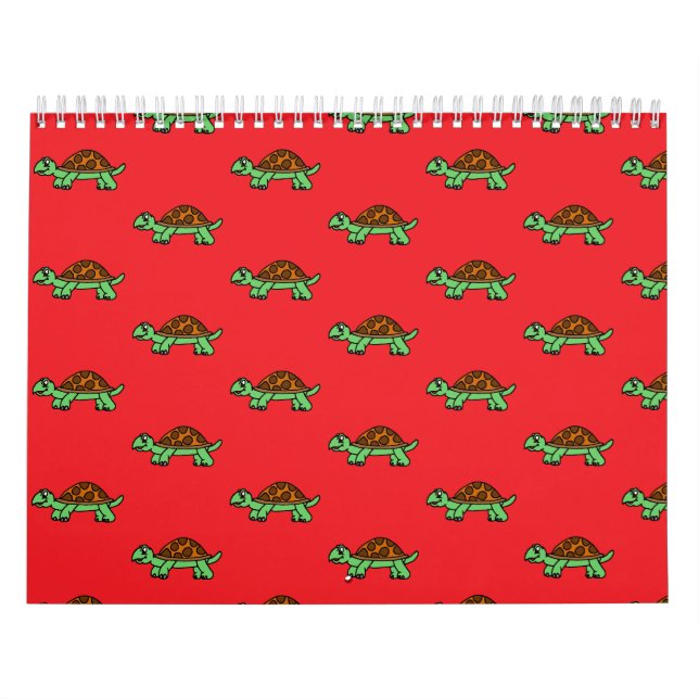 Lustiege Schildkröte Kalender (Omslag)