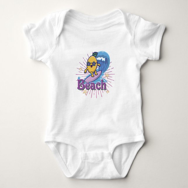 lustig ananas t shirt (Framsida)
