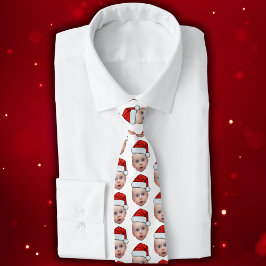 Lustig Anpassningsbar Ansikte Photo Santa Head Jul Slips