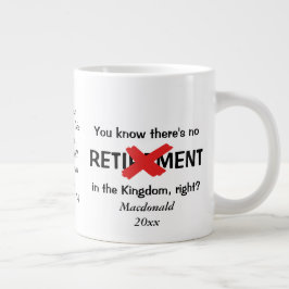 Lustig Anpassningsbar Christian Pension Coffee Mug Jumbo Mugg