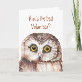 Lustig Anpassningsbar Volunteer? Födelsedag, Wise Kort
