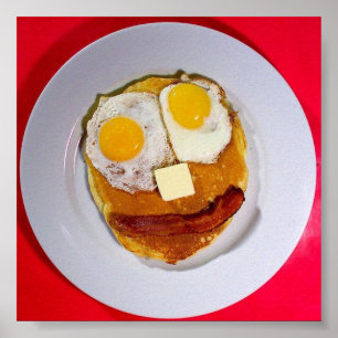 lustig ansikte poster