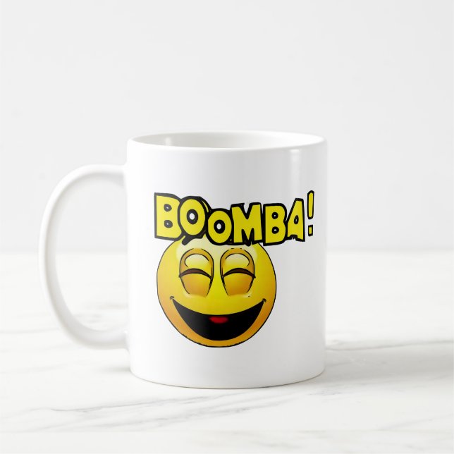lustig ansikte småbarn t-shirt kaffemugg (Vänster)