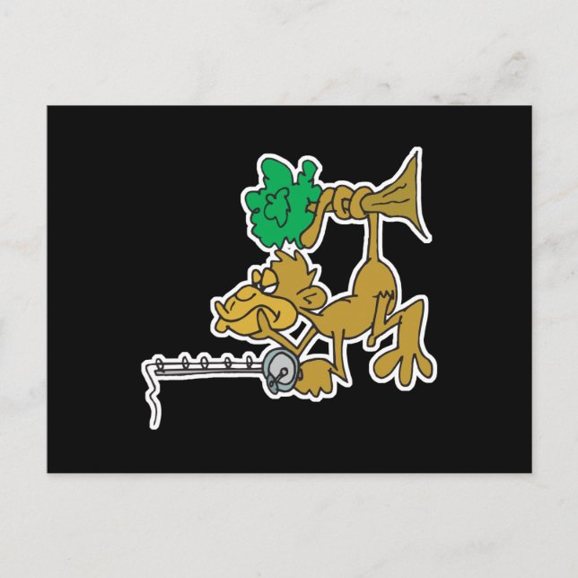 lustig apa vykort (Framsida)