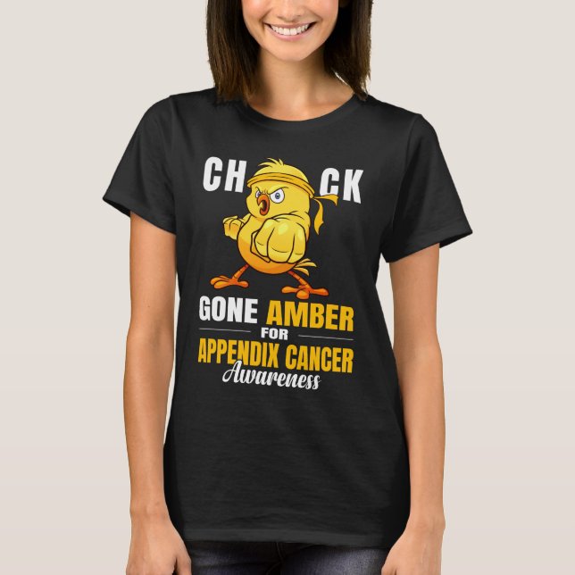 lustig appendix-chick överlevande t shirt (Framsida)
