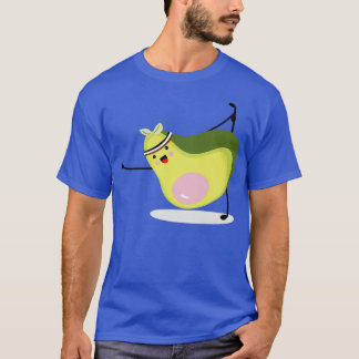Lustig avokado yoga Meditating Zen yoga-frukt T Shirt