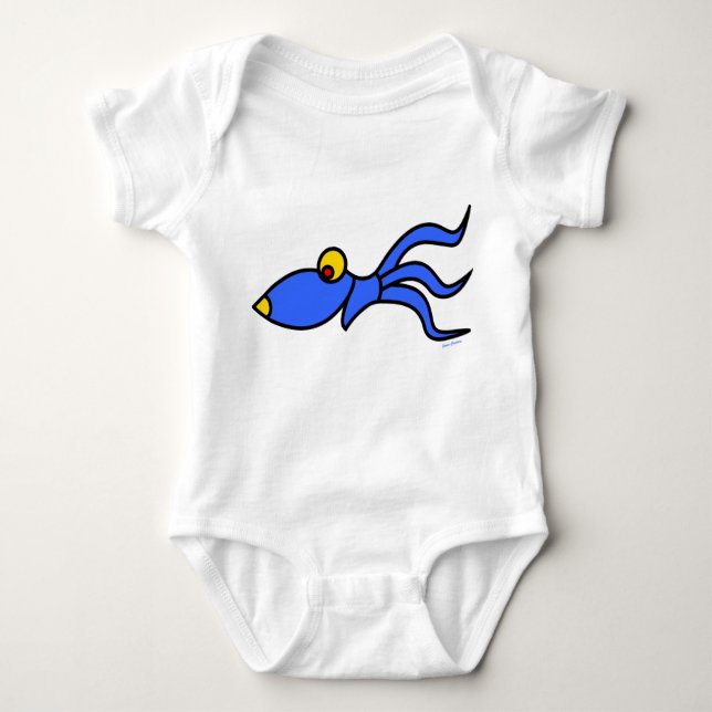 lustig baby bodysuite t-shirt (Framsida)