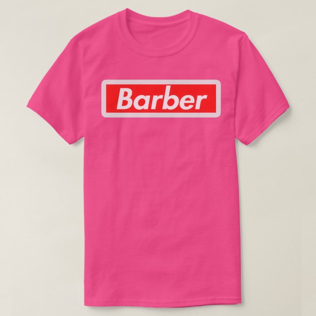 lustig barber 3 t shirt (Design framsida)