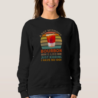 Lustig Bourbon Whiskey Liquor dricker en dag utan T Shirt