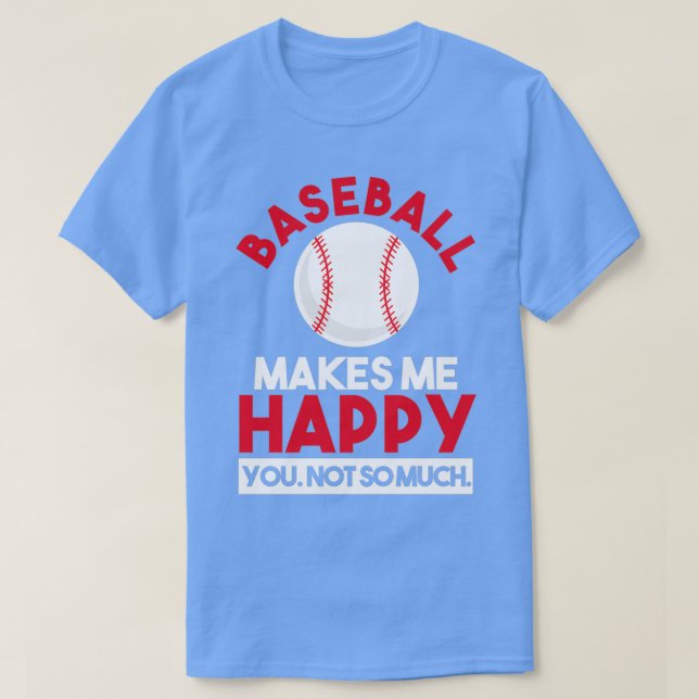 Lustig Bowlareare Gift Bowling gör mig Lycklig T Shirt (Design framsida)