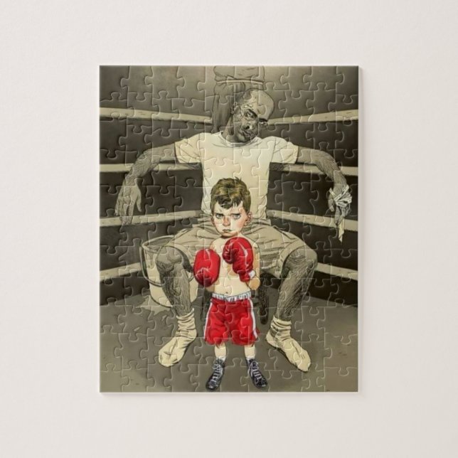 lustig boxning pussel (Vertikal)