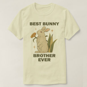 Lustig Bunny, Best Bunny Brother Aldrig, Bunny Äls T Shirt