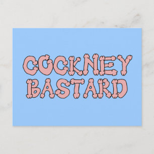 Lustig cockney-jävel vykort