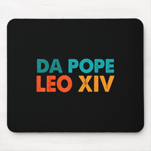 Lustig Coola Retro Da Pope Tee New Pope Leo Xiv Ma Musmatta (Framsidan)