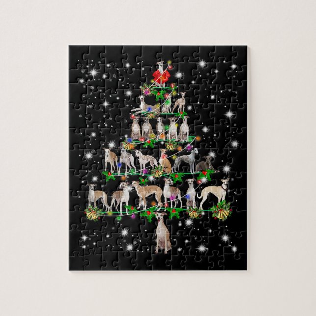 lustig dekorationsgåva från julgran pussel (Vertikal)