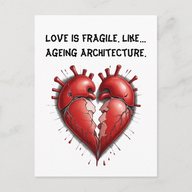 Lustig Divorce Humor Vykort (Framsida)