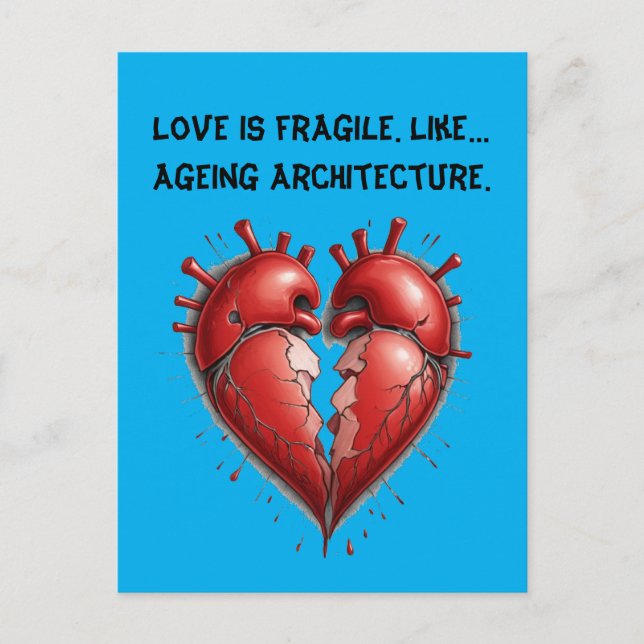 Lustig Divorce Humor Vykort (Framsida)