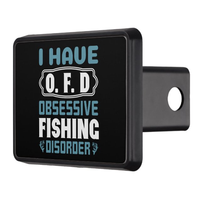 lustig fiskestörning ord art dragkroksskydd (Vänster)