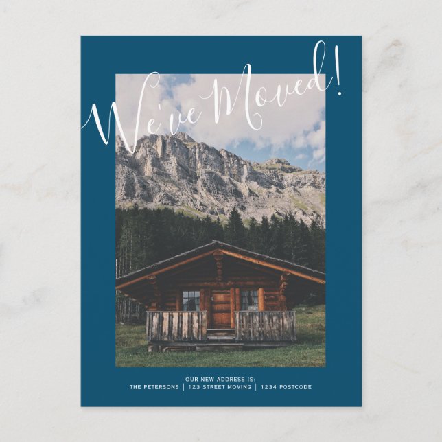 lustig flytta meddelande blått Ladda upp ditt foto (Framsida)