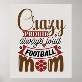 lustig fotboll Mamma Poster