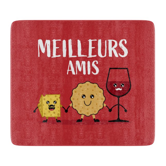 lustig Fransk älskare Caking Board (Framsidan)