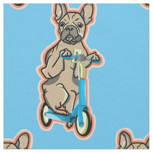 Lustig Fransk-bulldog Tyg