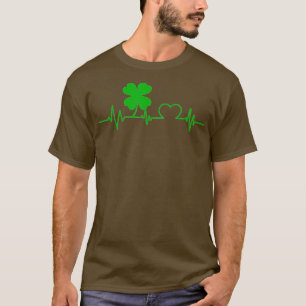 Lustig Fyrklöver Shamrock Heartslag St T Shirt