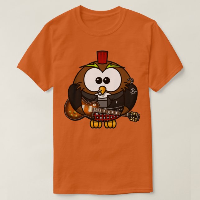 lustig gitarr t shirt (Design framsida)