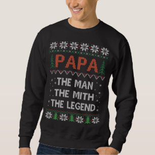 Lustig god jul lång ärmad tröja