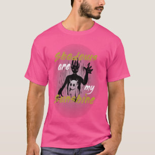 Lustig gotik och Mörk Occult Goth Art Emo Satanic T Shirt
