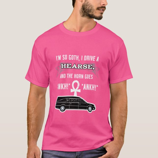 Lustig gotik och Mörk Occult Goth Art Emo Satanic T Shirt (Framsida)