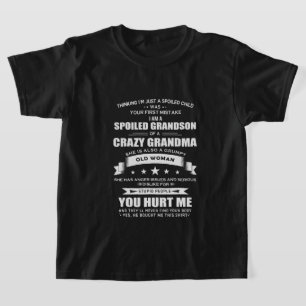 Lustig Grandma ord art T Shirt
