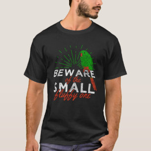 Lustig Grönt Cheeked Conure Parrot Gift T Shirt