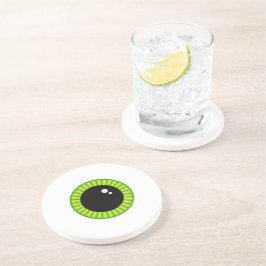 Lustig Grönt Eyeball Underlägg