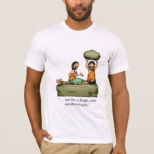 Lustig Grottman Anesthesiolog Tecknad T-Shirt! T Shirt