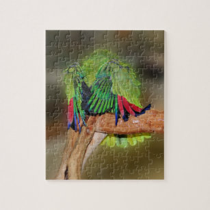 Lustig Gult Naped Amazon Parrot Pussel