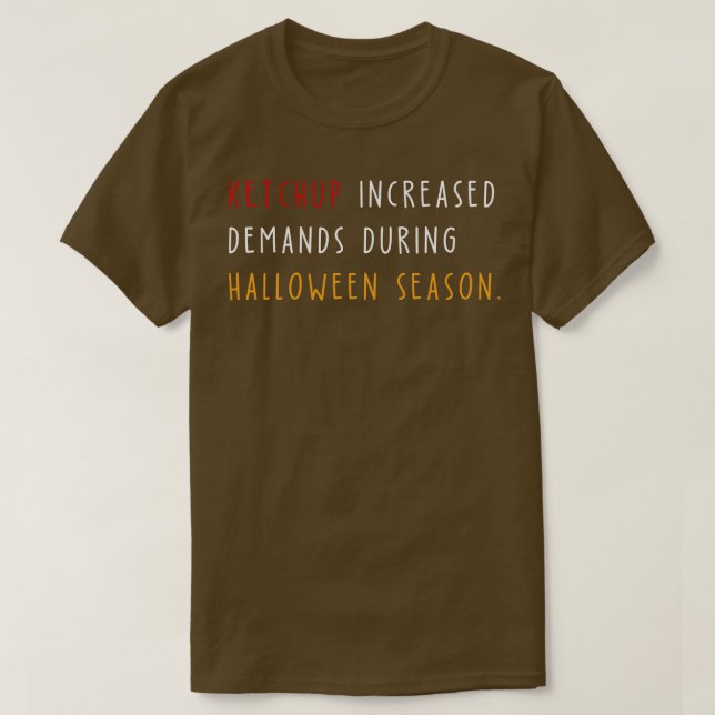 lustig halloween-presenttext t shirt (Design framsida)