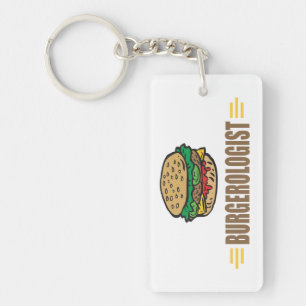 Lustig Hamburger Nyckelring
