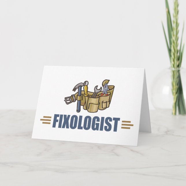 Lustig Handyman Kort (Framsida)