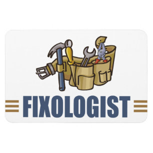 Lustig Handyman Magnet