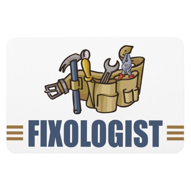Lustig Handyman Magnet (Horisontell)
