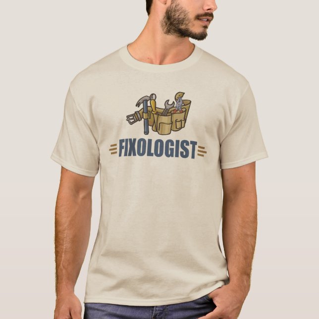 Lustig Handyman Tee Shirt (Framsida)