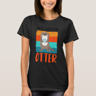 Lustig Hett Hotter Otter Otter Otter Kärlek Say Fi T Shirt