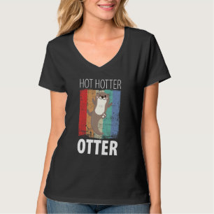Lustig Hett Hotter Otter Otter Otter Kärlek Say Fi T Shirt