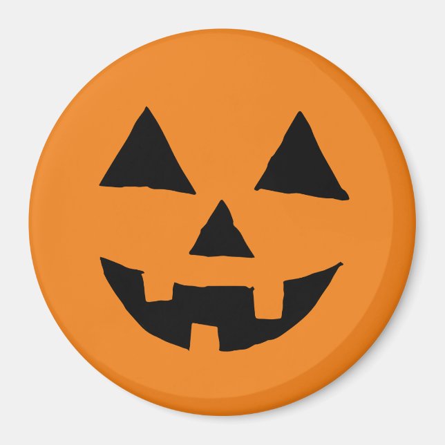 Lustig Jack O Lanter Halloween Art Simple Jack O Magnet (Framsidan)