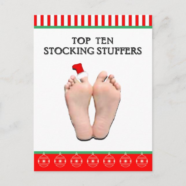 Lustig jul helg vykort (Framsida)