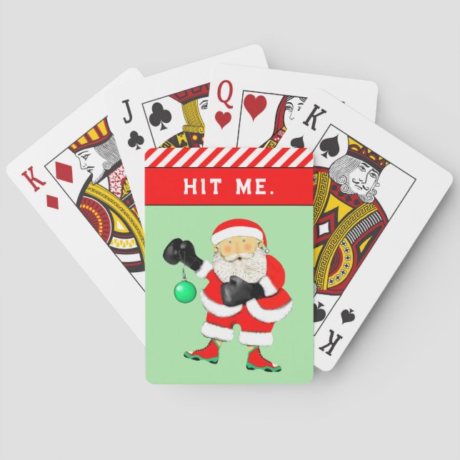 Lustig jul-Helgdag Casinokort (Baksidan)