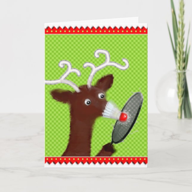 Lustig jul-Helgdag Helgkort (Framsida)