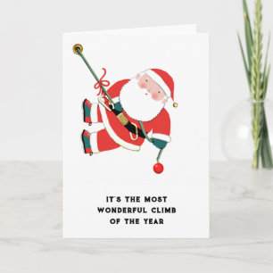 Lustig jul-Helgdag Helgkort